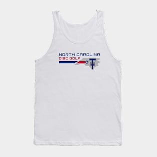 North Carolina Disc Golf - Solid Lines Dark Tank Top